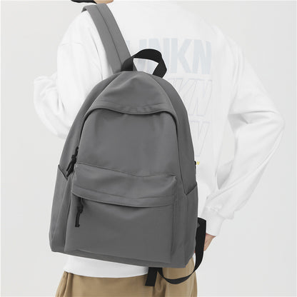 New style student backpack female Korean fashion college style school bag casual large capacity couple backpack one piece drop shipping