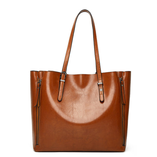 Foreign trade women's bags 2023 new handbags European and American retro trend large-capacity women's bags fashionable shoulder crossbody bags 