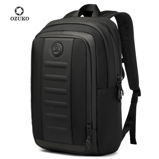 ozuko business backpack men's large capacity computer backpack outdoor waterproof cross-border travel backpack backpack 