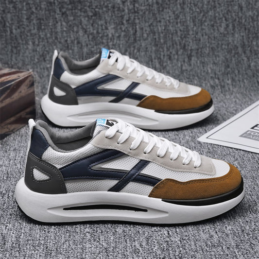 2022 summer new ins casual breathable sports dad tide shoes trendy men's shoes all-match sneakers mesh h02 