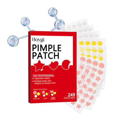 Hoygi facial color acne patch deeply moisturizes, reduces acne, repairs skin barrier, cute pattern 