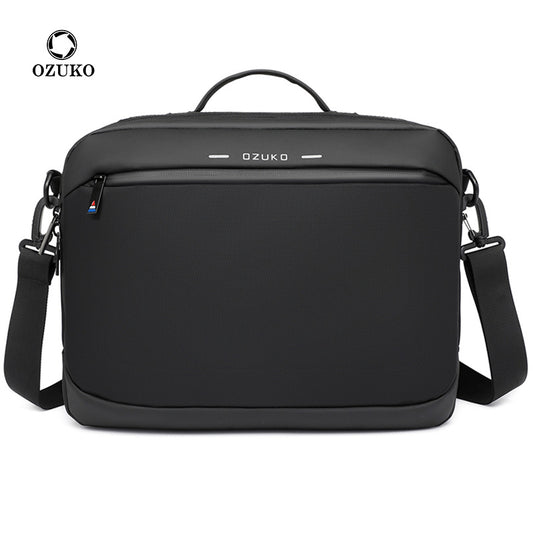 ozuko new tablet laptop bag macbook laptop bag multifunctional waterproof business shoulder bag 