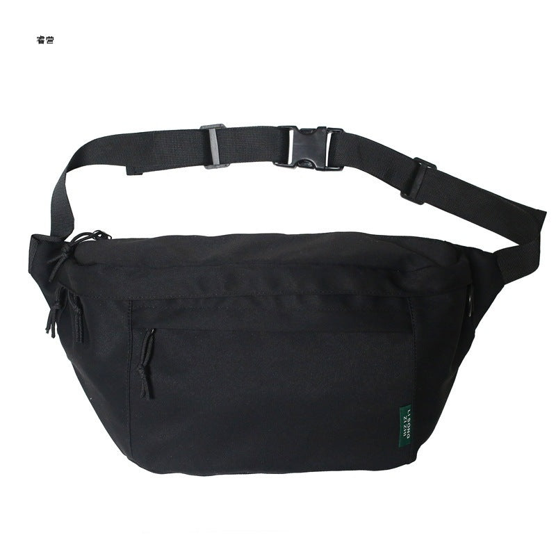 2023 New Korean Style Nylon Cloth Sports Chest Bag Men's Fashion Trendy Student Shoulder Crossbody Bag Waist Bag Women 