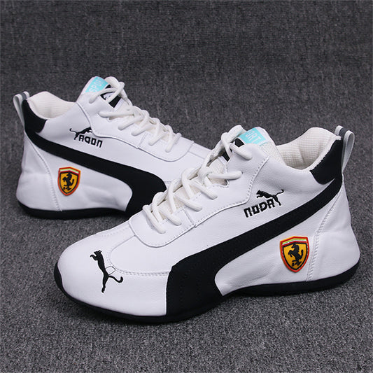 New men's shoes wholesale trendy casual shoes leather dad shoes fashionable lace-up trendy versatile foreign trade shoes for men 