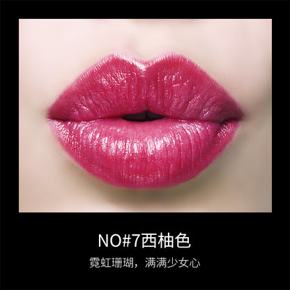 Beautiful image, colorful silky lipstick, gentle and moisturizing, delicate and lip-protecting, elegant and charming lipstick 