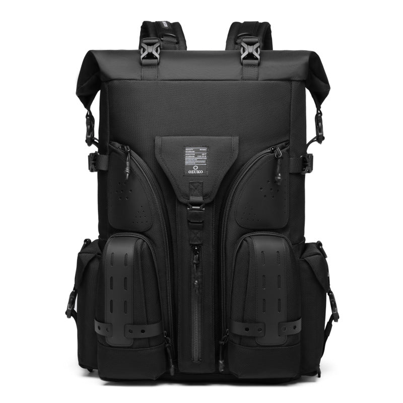 ozuko's new waterproof tactical backpack outdoor trendy men's backpack shoulder large capacity travel baseball bag