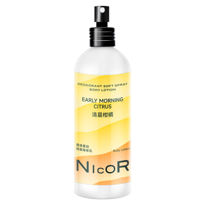 Nicor ​​fragrance body lotion spray moisturizing and hydrating gentle skin moisturizing lotion skin care moisturizing cream drop shipping 