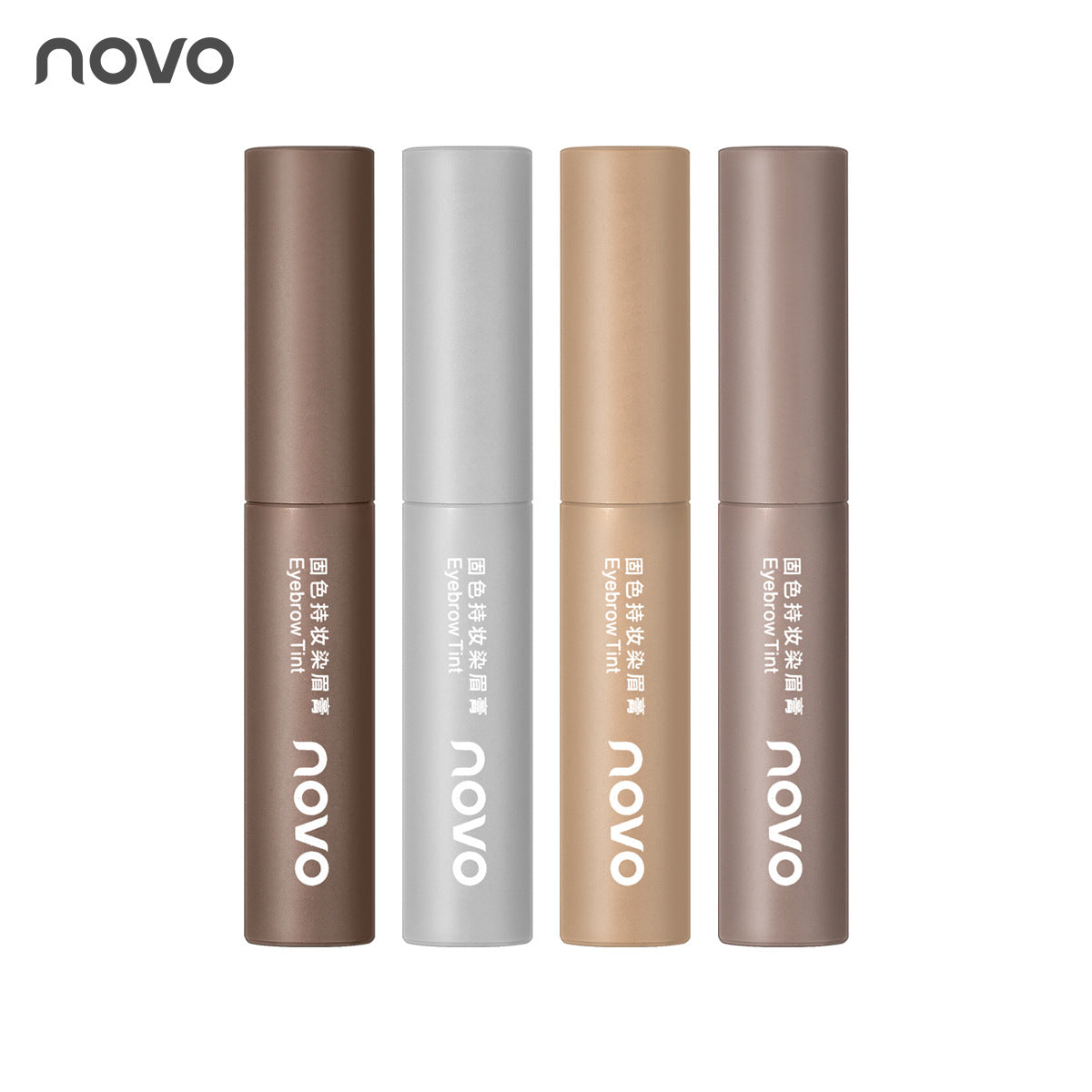 NOVO solid color long-lasting eyebrow dyeing cream is waterproof and sweat-proof, does not fade and does not smudge, three-dimensional natural eyebrows with clear roots 