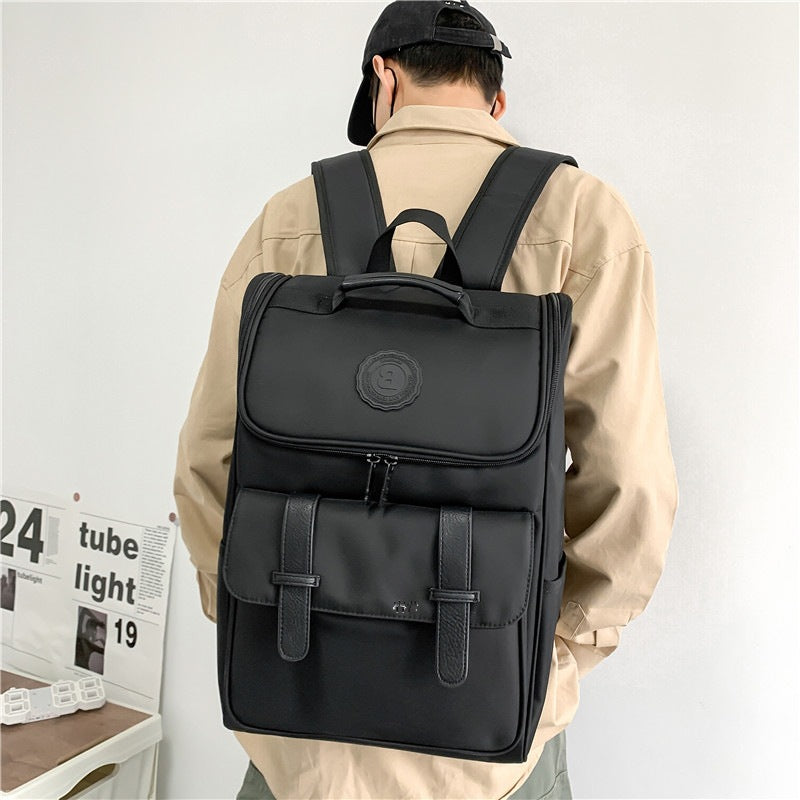 School bag Ruiying middle school trendy brand backpack men's fashion trend junior high school student high school casual large-capacity travel backpack 