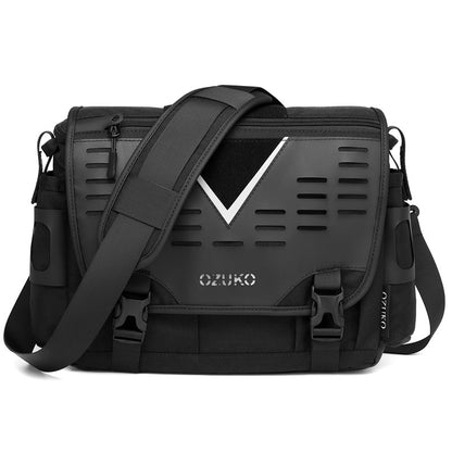 Ozuko trendy brand messenger bag men's outdoor functional men's bag fashion sports men's shoulder crossbody bag 