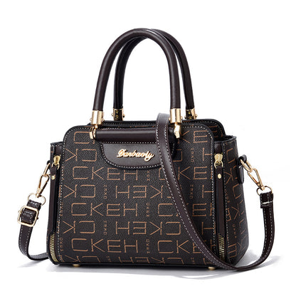 [Foreign Trade Recommendation] Bags for Women 2022 New Fashion Color Matching Handbag Korean Style Large Capacity Shoulder Crossbody Bag 