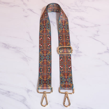 Bag universal strap new cross-border wide shoulder strap embroidered single shoulder strap bag shoulder strap women's bag accessories adjustable shoulder 
