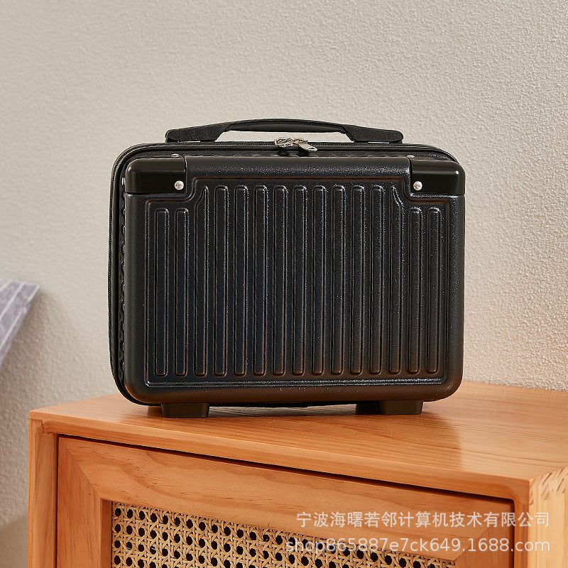 14-inch mini Korean style suitcase, cute cosmetic case, small suitcase, women's small, lightweight, small storage bag 