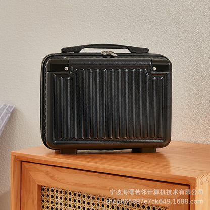 14-inch mini Korean style suitcase, cute cosmetic case, small suitcase, women's small, lightweight, small storage bag 