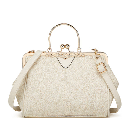 Crossbody bag for women 2023 Amazon hot selling women's bag European and American fashion women's shoulder bag lace handbag large capacity 