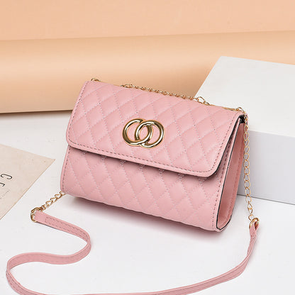 Factory direct sales bags for women 2023 new Korean version versatile rhombus chain bag small fragrant style single shoulder crossbody small square bag 