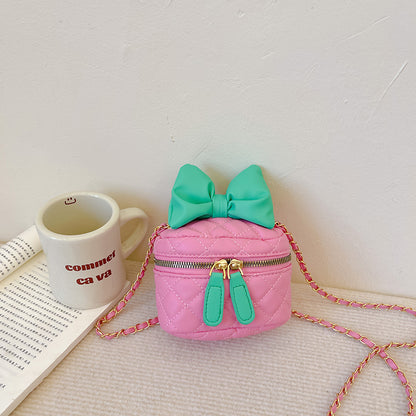 Diamond children's bag, high-end parent-child handbag, fashionable and personalized girl's cross-body bag, small fragrant sequined backpack 