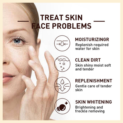 OUHOE Rice Anti-Wrinkle Essence Firming Facial Skin Anti-Aging Repair Fading Spots and Wrinkles Skin Care Solution 