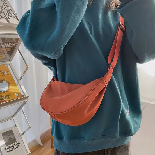 Manufacturer's 2021 new oblique dumplings Korean version shoulder bag trendy women's waist bag casual student bag ins bag spot 