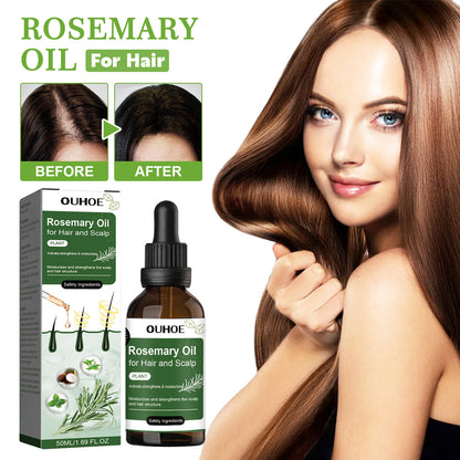 OUHOE hair care rosemary oil solid hair anti-hair loss hair care hair care strong nourishing hair hair care essential oil 