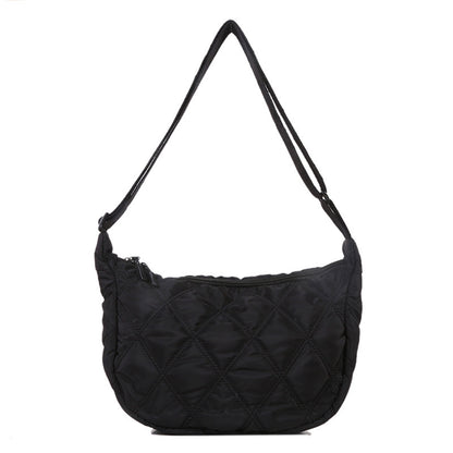 Diamond Embroidery Thread Large Capacity Large Bag Women 2021 Popular New Trendy Fashion One Shoulder Messenger Bag Internet Celebrity Dumpling Bag 