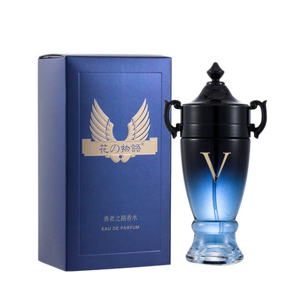 Flower Story Brave Water Legend Trophy Men's Perfume 50ml Large Bottle Cologne Fresh and Long-lasting One-piece Dropshipping 