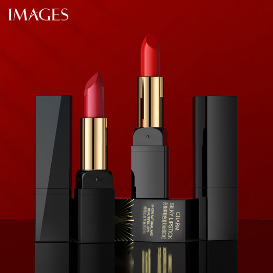 Beautiful image, colorful silky lipstick, gentle and moisturizing, delicate and lip-protecting, elegant and charming lipstick 