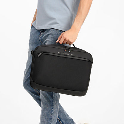 ozuko new tablet laptop bag macbook laptop bag multifunctional waterproof business shoulder bag 