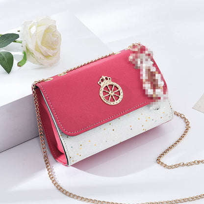 Women's bag wholesale spring and summer new Korean style versatile crossbody bag shoulder fashion chain bag mobile phone bag coin purse 