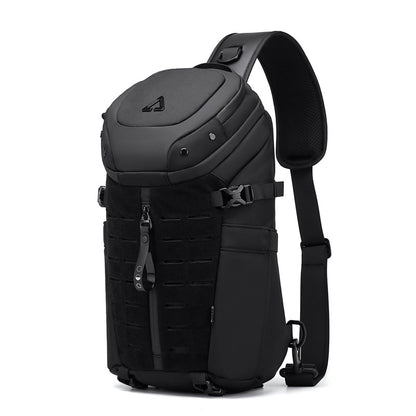 Ozuko အမျိုးသားရင်ဘတ်အိတ် အားကစား ရေစိုခံ Crossbody အိတ် အမျိုးသားများရဲ့ နည်းဗျူဟာ ဘက်စုံသုံး အိတ် အမျိုးသား Crossbody အဆင့်မြင့်အိတ် 