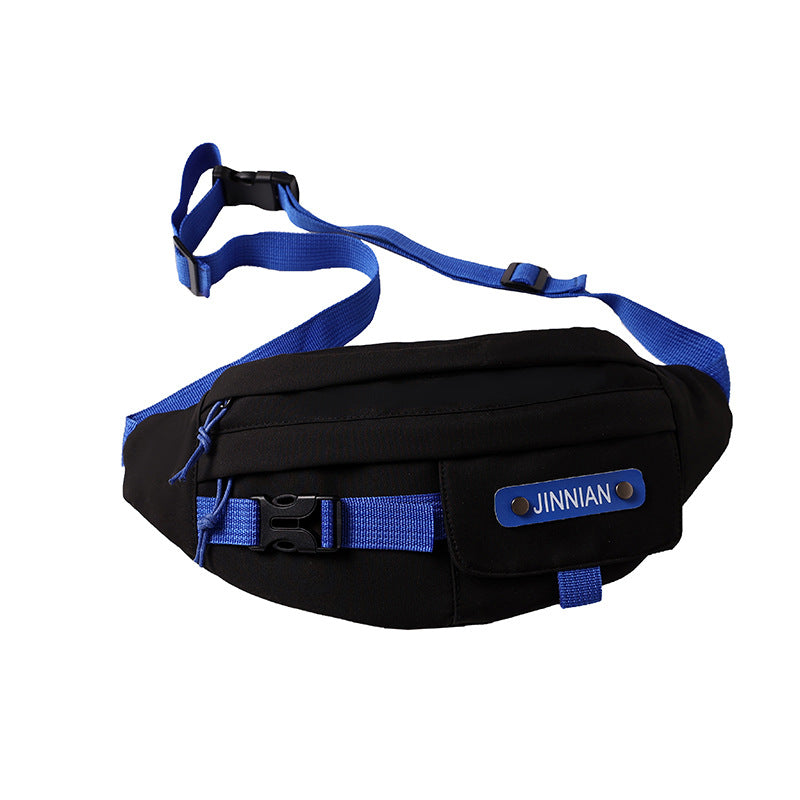 Klein blue all-match casual bag 2022 autumn new retro Japanese tooling Messenger tide brand Harajuku waist bag chest bag 