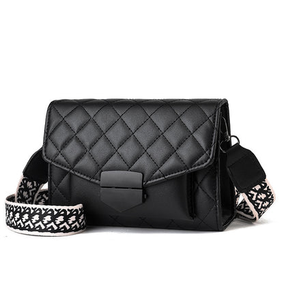 Bags for women 2021 new versatile crossbody bag rhombus embroidery fashion shoulder bag Korean version female mobile phone bag coin purse 