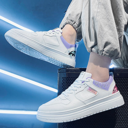 Shoes men's 2023 new trendy men's handsome all-match casual sports shoes men's non-slip breathable small white board shoes men