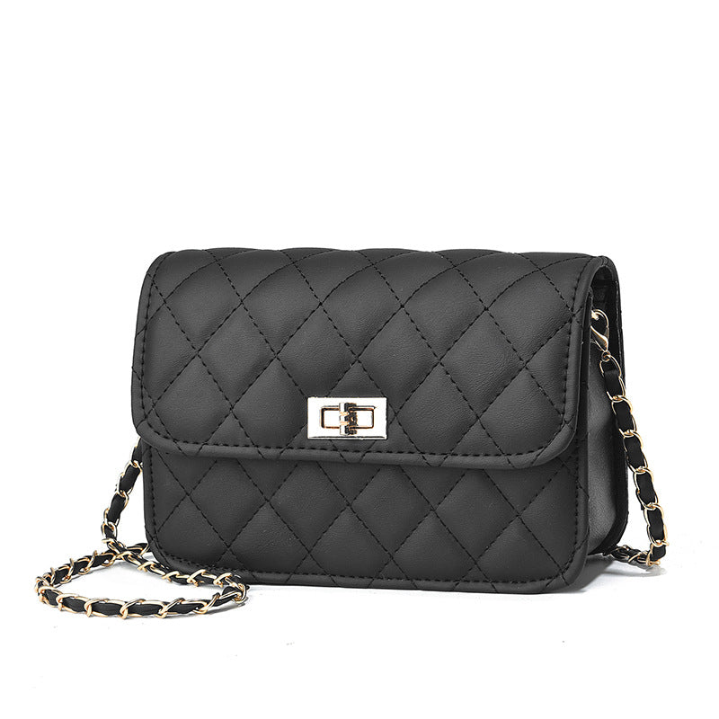 Bags for women Xiaoxiangfeng Internet celebrity new diamond chain with niche texture small square bag versatile crossbody shoulder bag for women 