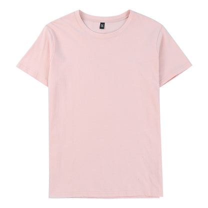180克男女士T恤印logo纯棉短袖文化衫广告衣服班服工衣工作服半袖