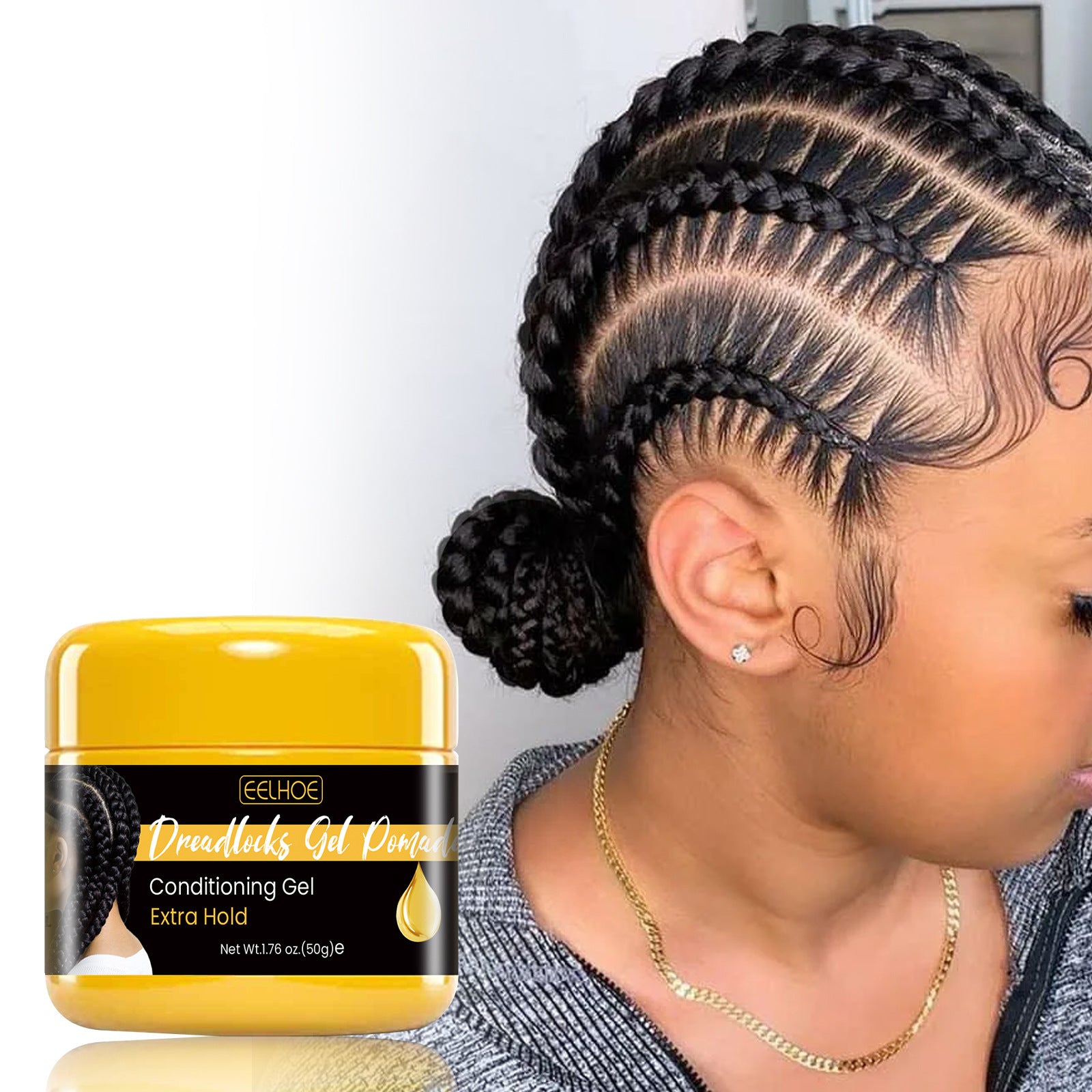EELHOE Dreadlock Gel Hair Wax Long-lasting Anti-Fall