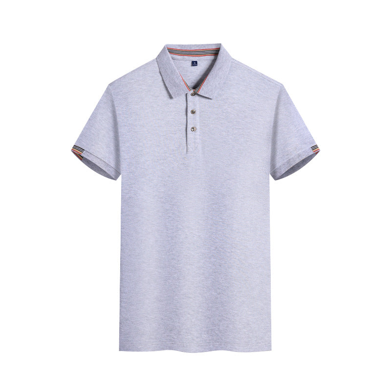 夏季短袖POLO衫定制工作服印logo高尔夫活动文化衫宣传广告衫工衣