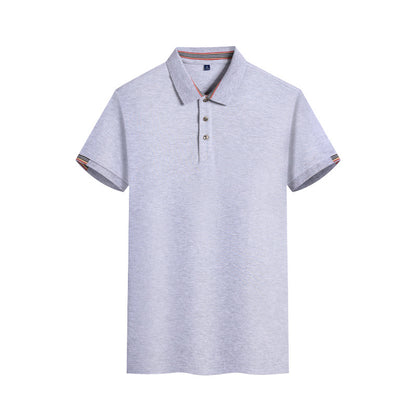 夏季短袖POLO衫定制工作服印logo高尔夫活动文化衫宣传广告衫工衣