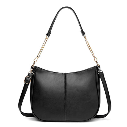 Source manufacturer spot 2023 new women's bag simple fashion shoulder bag European and American trendy ladies crossbody bag bag 