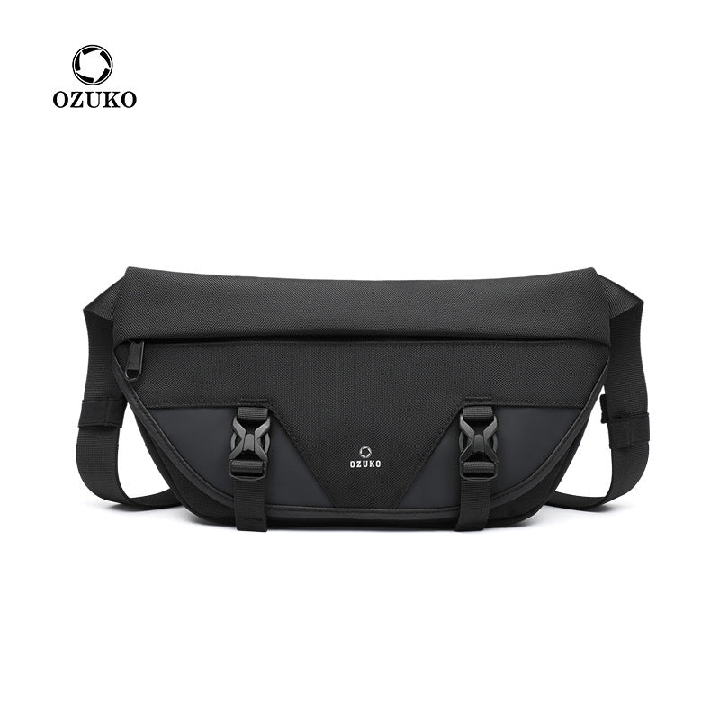 ozuko new men's shoulder bag sports trendy men's bag business multifunctional men's bag casual bag men bag
