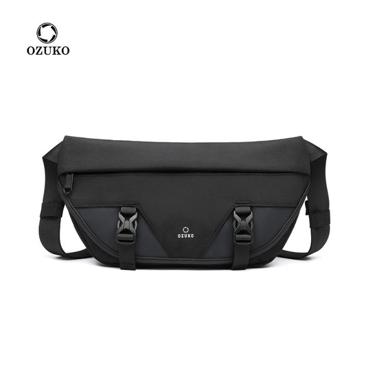 ozuko new men's shoulder bag sports trendy men's bag business multifunctional men's bag casual bag men bag