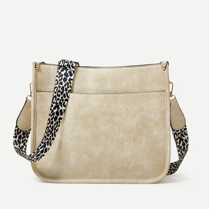 Cross-border popular cross-body women's bag women's bag 2023 European and American fashion crossbody leopard print shoulder large capacity tote bag 