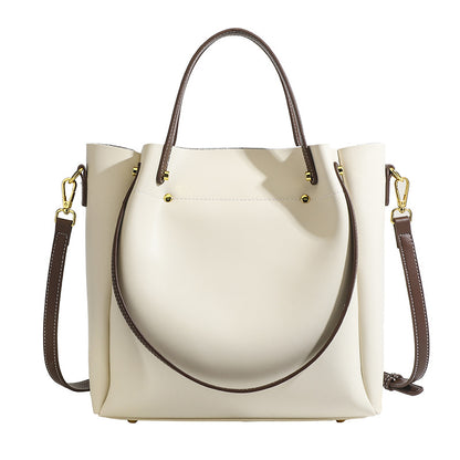 Women's Bags 2023 New Trendy Large Capacity Bucket Bag Women's Shoulder Crossbody Bag Fashionable and Versatile Contrast Color Handbag