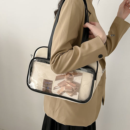 Square Fashion Tote Bag Women 2023 New Soft Leather Large Capacity Shoulder Messenger Bag College Student Ruiying Handbag 