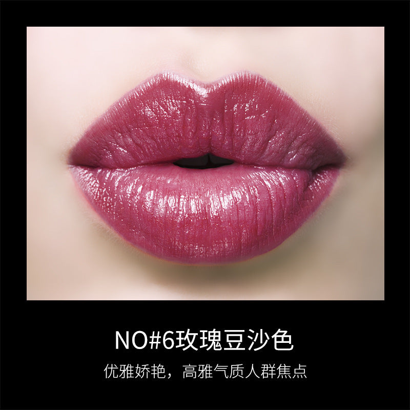 Beautiful image, colorful silky lipstick, gentle and moisturizing, delicate and lip-protecting, elegant and charming lipstick 