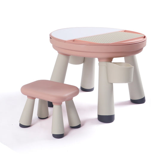 New Toys Boys and Girls Building Blocks Table Multifunctional Puzzle Assembling Baby Children's Building Blocks Large Particles Wholesale 