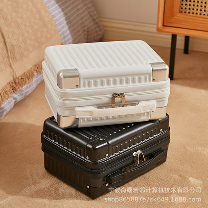 14-inch mini Korean style suitcase, cute cosmetic case, small suitcase, women's small, lightweight, small storage bag 