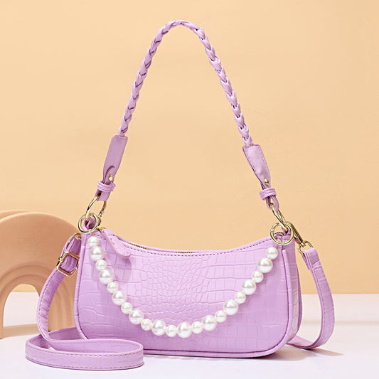 Factory direct sales bags for women 2022 new beaded armpit bag, fashionable and versatile single shoulder crossbody bag, high-end and stylish 