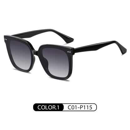 Live broadcast of the same gm sunglasses male polarized sunglasses TR7507 propionic acid pin leg big frame sunscreen sunglasses female 