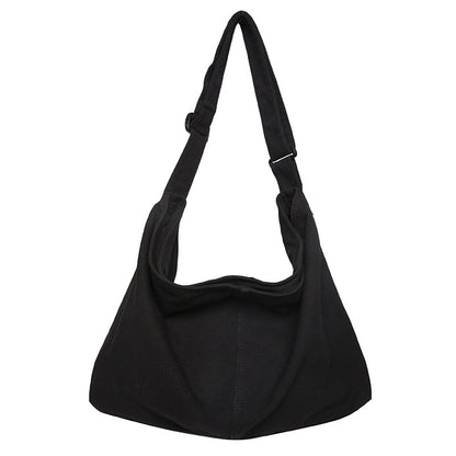 Crossbody bag female college student class bag female dual-use ins style Japanese style large capacity Ruiying canvas bag shoulder bag 